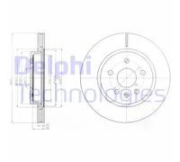 Discofreno BG4190 DELPHI per OPEL CHEVROLET SAAB
