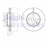 2x Disco freno ventilato BG4193 DELPHI per CHEVROLET EPICA
