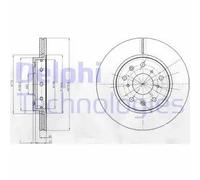 DELPHI BG4208 Disco freno