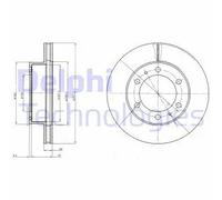 DELPHI BG4211C Disco freno