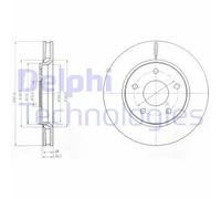 Discofreno BG4248 DELPHI per FIAT VW CHRYSLER DODGE