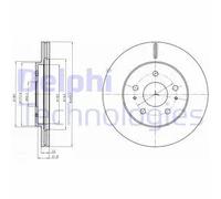 DELPHI BG4326 Disco freno