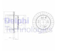 Delphi BG4331 Freno a disco