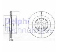 2x Disco freno ventilato BG4387C DELPHI per AUDI A7 Sportback A8 D4 A6 C7