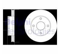 Delphi Dischi freno BG4651C anteriori ventilati – kit 2 pezzi