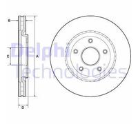 Discofreno BG4759C DELPHI per FIAT LANCIA CHRYSLER DODGE