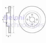 Discofreno BG4762C DELPHI per TOYOTA