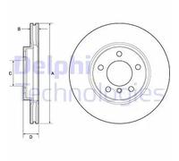 DELPHI BG4771C Disco freno