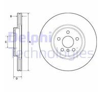 DELPHI BG4780C Disco freno