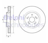 DELPHI BG4808C Disco freno