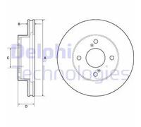 DELPHI BG4810C Disco freno