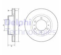 DELPHI BG4925C Disco freno