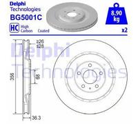 DELPHI BG5001C Disco freno