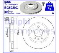 DELPHI BG5029C Disco freno