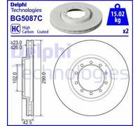 DELPHI BG5087C Disco freno per RENAULT,RENAULT TRUCKS