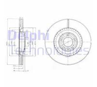 2x Disco freno ventilato BG9003 DELPHI per AUDI A4 B6 Avant A4 B7 A4 B7 Avant