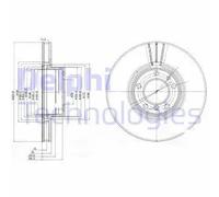 DELPHI BG9005 Disco freno