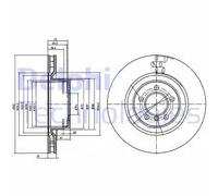 2x Disco freno ventilato BG9009C DELPHI per LAND ROVER RANGE ROVER III