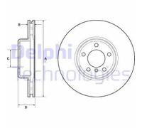 DELPHI BG9157C Disco freno