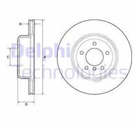2x Disco freno ventilato BG9162C DELPHI per BMW Z4 Roadster