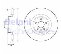DELPHI BG9173C Disco freno