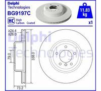 DELPHI BG9197C Disco freno