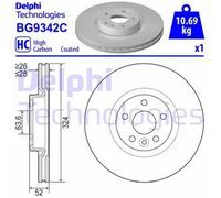 DELPHI BG9342C Disco freno