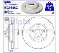 DELPHI BG9386C Disco freno