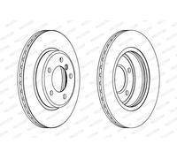 2x Disco freno ventilato DDF1066C FERODO per BMW 3 Coupé 3 Cabriolet 3 3 Touring