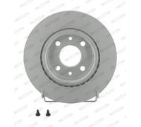 2x Disco freno ventilato DDF1096C FERODO per RENAULT DACIA NISSAN DAIHATSU LADA