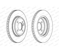 FERODO DDF1127C Disco freno