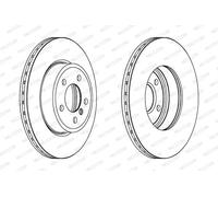 2x Disco freno ventilato DDF1271C FERODO per BMW X3