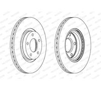 Dischi freno FERODO DDF1312C anteriore, ventilato, 2 Pezzo