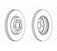 FERODO DDF1315C Disco freno