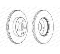 FERODO DDF1363C Disco freno