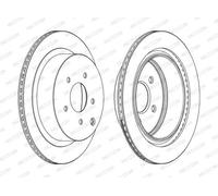 FERODO DDF1506C Disco freno