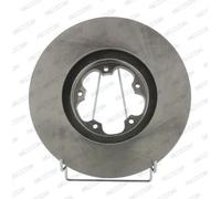 Dischi freno FERODO DDF1554 anteriore, ventilato, 2 Pezzo
