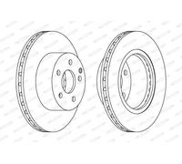 Ferodo Disco freno DDF1688 PREMIER 288 mm ventilato – Coppia anteriore