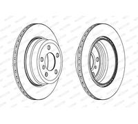 Dischi freno FERODO DDF1715C posteriore, ventilato, 2 Pezzo