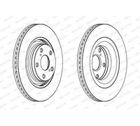 2x Disco freno ventilato DDF1754C FERODO per TOYOTA AVENSIS Tre volumi VERSO