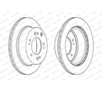 FERODO DDF2285C Disco freno