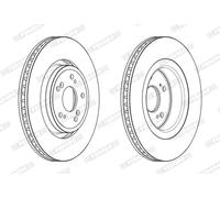 Dischi freno FERODO DDF2657C anteriore, ventilato, 2 Pezzo