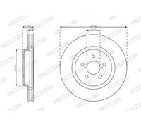 FERODO DDF2863C Disco freno
