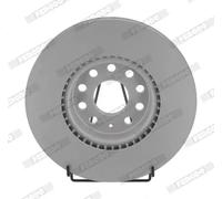 2x Disco freno ventilato DDF3121C FERODO