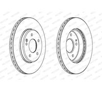 FERODO DDF588C Disco freno