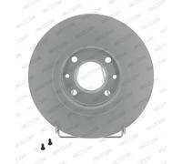 Ferodo Disco freno DDF841C anteriore ventilato 2 pezzi per Citroën, Peugeot