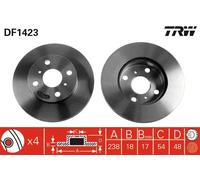 TRW DF1423 Disco freno