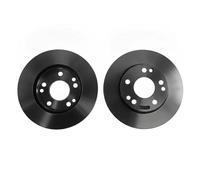 2x Disco freno ventilato DF2814 TRW per MERCEDES-BENZ 190