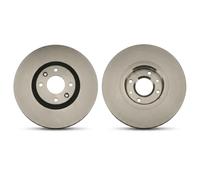 2x Disco freno ventilato DF4363 TRW per CITROËN PEUGEOT