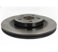2x Disco freno ventilato DF4641 TRW per TOYOTA YARIS